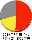 平井造園 損益計算書 2010年7月期