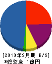 浜信工業 貸借対照表 2010年9月期