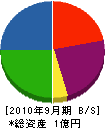 山本工作所 貸借対照表 2010年9月期