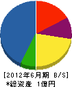 豊里産業 貸借対照表 2012年6月期