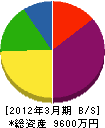 栄伸工業 貸借対照表 2012年3月期