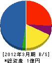 清和新興社 貸借対照表 2012年3月期