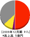 日生電機 損益計算書 2009年12月期
