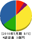 藤田電機 貸借対照表 2010年5月期