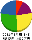 東栄畳材工業所 貸借対照表 2012年6月期