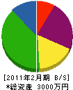 柴田設備 貸借対照表 2011年2月期
