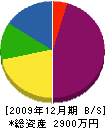 榊満電気商会 貸借対照表 2009年12月期