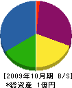 徳大建設 貸借対照表 2009年10月期