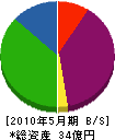 大阪湾開発管理 貸借対照表 2010年5月期