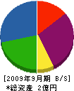 斉藤組 貸借対照表 2009年9月期
