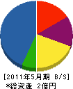 ヤマナカ電気 貸借対照表 2011年5月期