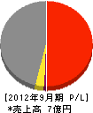 岩田電気工業所 損益計算書 2012年9月期
