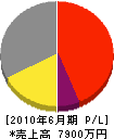 三弘電設 損益計算書 2010年6月期