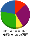 神目電機商会 貸借対照表 2010年9月期