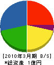 栄山建設 貸借対照表 2010年3月期
