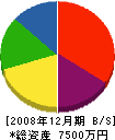 田島工業 貸借対照表 2008年12月期