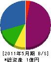 石井重建 貸借対照表 2011年5月期