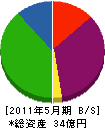 大阪湾開発管理 貸借対照表 2011年5月期
