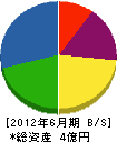 富士総建 貸借対照表 2012年6月期