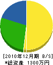 赤崎電業 貸借対照表 2010年12月期