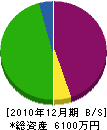 岩本産業 貸借対照表 2010年12月期