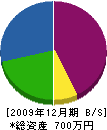 新開組 貸借対照表 2009年12月期 新開組 貸借対照表 2009年12月期