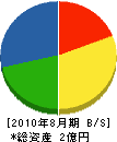 松田電機工業 貸借対照表 2010年8月期