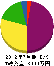 大壱電工プロフェッショナル 貸借対照表 2012年7月期