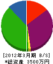 カゴシマ 貸借対照表 2012年3月期