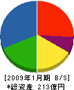 カシワバラ・コーポレーション 貸借対照表 2009年1月期