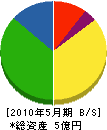 鈴木組 貸借対照表 2010年5月期