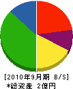 村上電業社 貸借対照表 2010年9月期