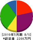 松尾電機商会 貸借対照表 2010年5月期
