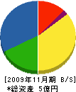 協電機工 貸借対照表 2009年11月期