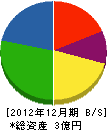 栄新テクノ 貸借対照表 2012年12月期