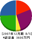 平成地水工業 貸借対照表 2007年12月期