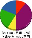 葉田建設 貸借対照表 2010年9月期