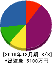 日伸水道 貸借対照表 2010年12月期