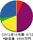 伸栄技研工業 貸借対照表 2012年10月期