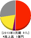 長野索道 損益計算書 2013年3月期