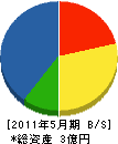 永井組 貸借対照表 2011年5月期