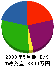 仲島塗装店 貸借対照表 2008年5月期
