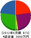 ヤマイチ上田商店 貸借対照表 2012年6月期