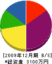 昭天堂 貸借対照表 2009年12月期