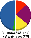 澤武電機商会 貸借対照表 2010年4月期