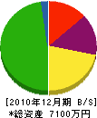 寺本興産 貸借対照表 2010年12月期