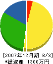 篠原鉄工所 貸借対照表 2007年12月期