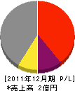 辻組 損益計算書 2011年12月期