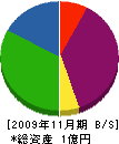 戸田設備工業所 貸借対照表 2009年11月期