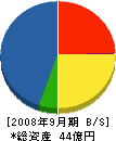 川瀬電気工業所 貸借対照表 2008年9月期